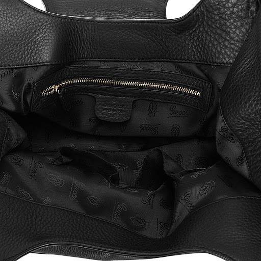 1:1 Gucci 247599 Gucci Heritage Medium Shoulder Bags-Black Leather - Click Image to Close